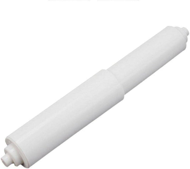 [Australia - AusPower] - 1Pc White Adjustable Tissue Box Paper Roll Core Replacement Bathroom Plastic Toilet Paper Roll Paper Spring Cores Roller Holder Rods Paperï¼ŒToilet Paper Holders, Hardware 