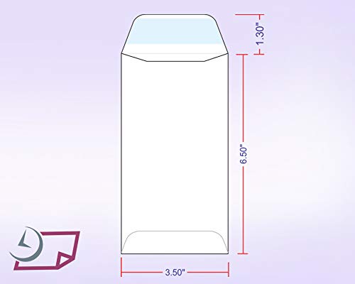 [Australia - AusPower] - #7 Coin White Envelope for Small Parts, Cash, Jewelry Etc, 100 per Pack 