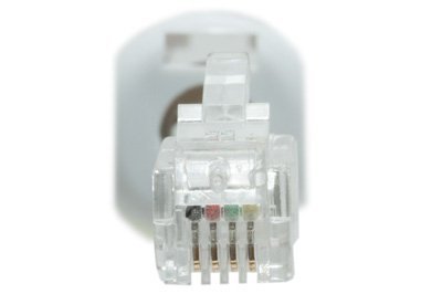 [Australia - AusPower] - 1 x Telephone Cord Detangler - Extended Rotating - White - Phone Cord Detangler Branded Master Cables Product 