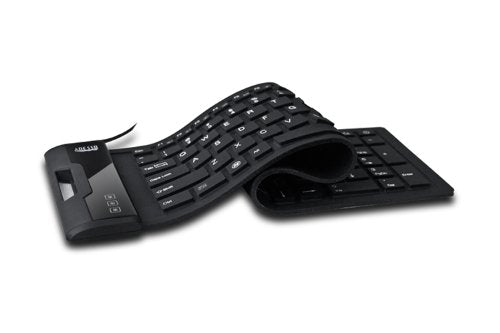 [Australia - AusPower] - Adesso AKB-222UB - SlimTouch 222 Waterproof Flexible Keyboard for Windows 8/7/Vista/XP/2000, Compact Size 
