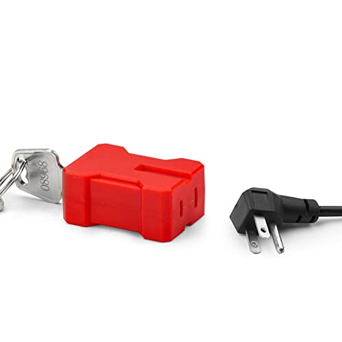 [Australia - AusPower] - Zing Green Products Plug Lockout Device,Red Red 