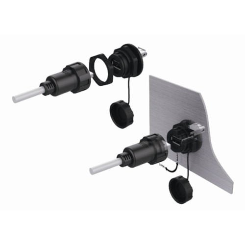 [Australia - AusPower] - CNLINKO USB 3.0 Type A Connector, Male Plug with 40 inches Cable, Outdoor Waterproof IP67, Data + Power, Industrial Standard USB 3.0 Type A 