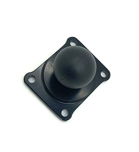 [Australia - AusPower] - ChargerCity Drill Base 25mm 1" Ball w/AMPS Hole Pattern. All Metal Construction w/Rubber Coating on Ball. Compatible with RAM and 1 Inch Ball Systems from Arkon, iBolt and More. 