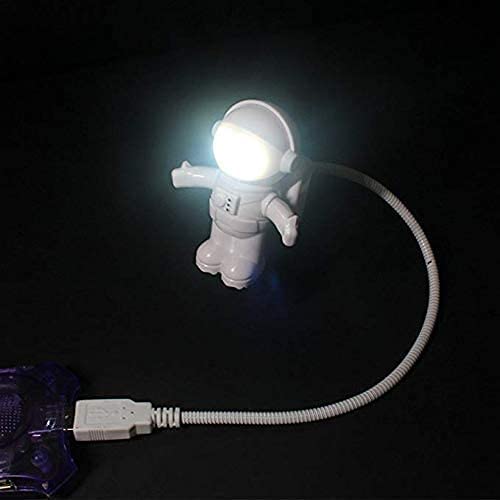[Australia - AusPower] - SOONDAR® Creative Spaceman Astronaut LED Flexible USB Light for Laptop PC Notebook 