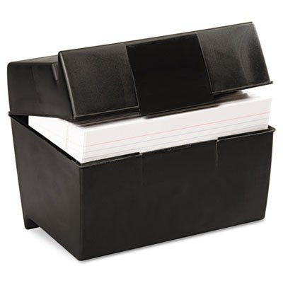[Australia - AusPower] - Oxford Plastic Index Card Box 5x8, Sold as 1 Each 