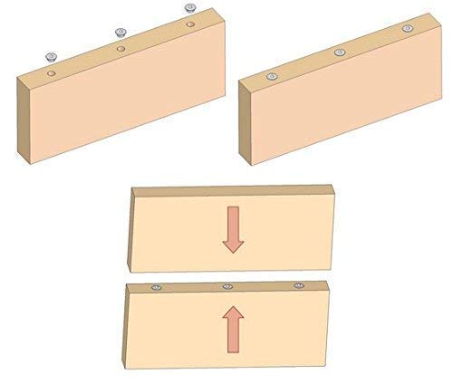 [Australia - AusPower] - AUTOTOOLHOME Dowel and Tenon Center Transfer Plugs Point 1/4", 5/16", 3/8" and 1/2" Set of 8 