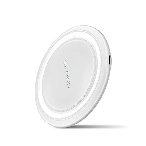 [Australia - AusPower] - 15W Fast Black Wireless Charger Compatible with iPhone 13/13 Pro/13 Mini/13 Pro Max/12/SE 2020/11,Samsung Galaxy S21/S20/Note 10/S10,AirPods Pro and TWS Bluetooth Headsets Universal Cell Qi (Black) 