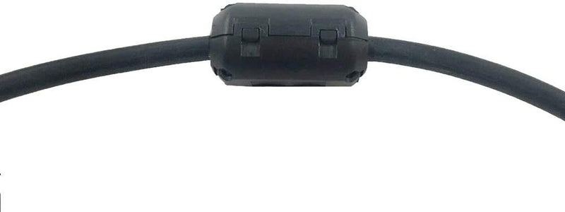 [Australia - AusPower] - XShine (Pack of 20pcs) Clip-on Ferrite Ring Core RFI EMI Noise Suppressor Cable Clip for 3mm/ 5mm/ 7mm/ 9mm/ 13mm Diameter Cable, Black 