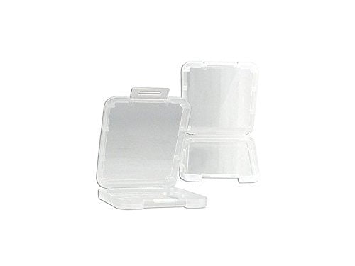 [Australia - AusPower] - eTECH Collection 10 Pack of Clear Plastic CF/Compact Flash Memory Card Case Holder for SanDisk/Kingston/Transcend/Samsung Memory Card (Plastic Case Only, Memory Card Not Included) -- Shipping From USA 
