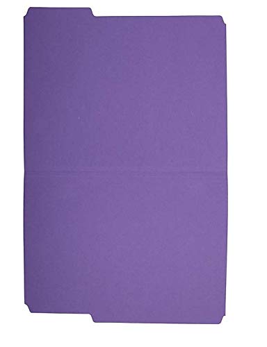 [Australia - AusPower] - 1InTheOffice Purple File Folders Top-Tab File Folders, 3 Tab, Purple, Letter Size, 24/Pack 