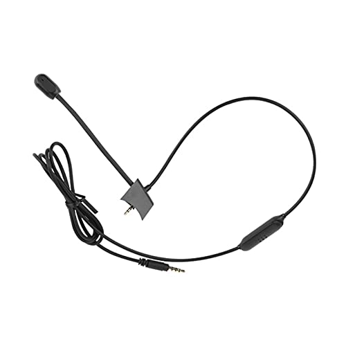 [Australia - AusPower] - QC35 Gaming Headset Mic Video Microphone Recording 3.5mm Plug Rplacement for QC35 QC35II Headset Accessories 