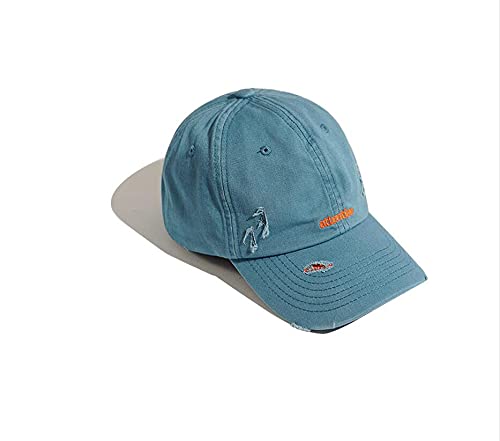 [Australia - AusPower] - Croogo Unstructured Soft Baseball Cap Unisex 6 Panel Low Profile Dad Hat Adjustable Polo Trucker Hat Sun Cap for Daily Wear Bc03-blue 