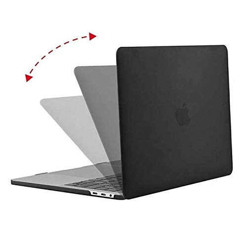 [Australia - AusPower] - MOSISO Compatible with MacBook Pro 13 inch Case 2020-2016 Release A2338 M1 A2289 A2251 A2159 A1989 A1706 A1708, Plastic Hard Shell Case & Keyboard Cover Skin & Webcam Cover, Black 