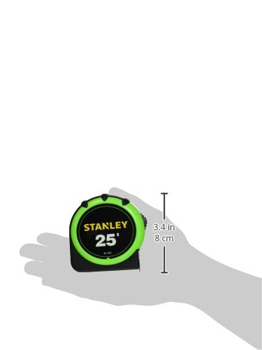 [Australia - AusPower] - Stanley 30-305 High-Visibility Tape Rule, 1 Inch X 25' - 30-305J 
