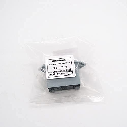 [Australia - AusPower] - mxuteuk Push Button Switch Latching 3 Phase On/Off Start Stop Switch 10A AC 220V/380V, 1 Year Warranty LC3-10 