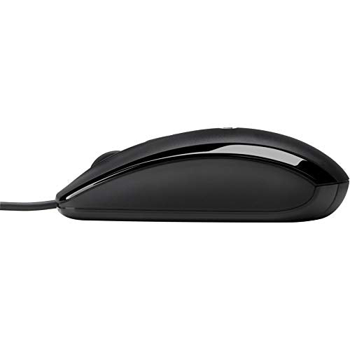 [Australia - AusPower] - HP X500 Wired Mouse - Wired USB Mouse for Windows PC Desktop, Laptop, Notebook, Mac, computerand Chromebook, for Righty or Lefty Use (E5E76AA#ABA) 