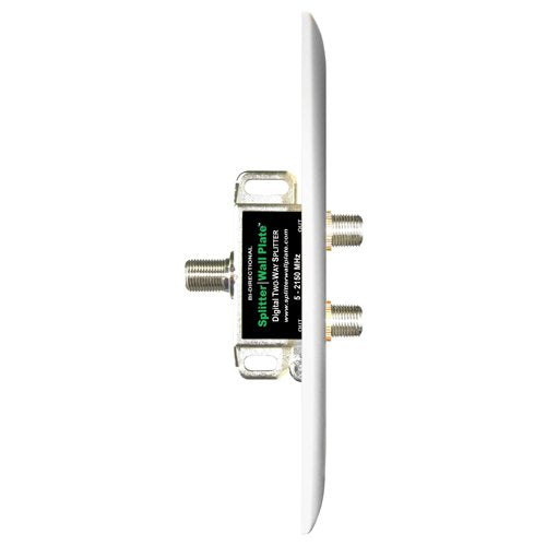 [Australia - AusPower] - Advanced Dynamics ADSWP1 White Splitter Or Wallplate Pro Original - White 