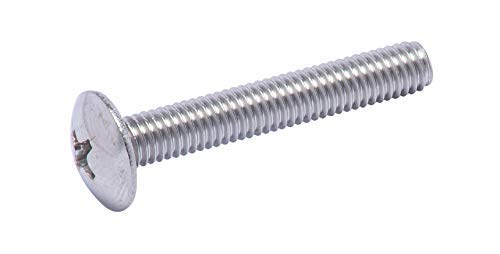 [Australia - AusPower] - #10-32 X 1-1/4" Stainless Phillips Truss Head Machine Screw, (25pc), Fine Thread, 18-8 (304) Stainless Steel, by Bolt Dropper #10-32 x 1-1/4" 