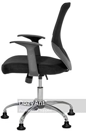 [Australia - AusPower] - Bell Glides Replacement Office Chair or Stool Swivel Caster Wheels to Fixed Stationary Castors, Low Profile Bell Glides with Separate Self Adhesive Felt Pads, Chair Feet Wheel Stopper 