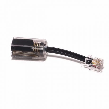 [Australia - AusPower] - 3 x Telephone Cord Detangler - Extended Rotating - Black - Phone Cord Detangler Branded Master Cables Product 