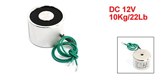 [Australia - AusPower] - uxcell Eelectric Lifting Magnet Electromagnet Solenoid, 12V, 10 kg/22 lb, 30 mm 