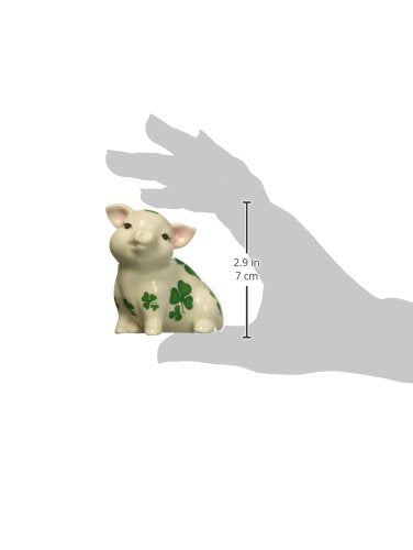 [Australia - AusPower] - Cosmos Gifts 20789 Shamrock Pigs Salt and Pepper Shaker, 3-1/2 inches high, Green 