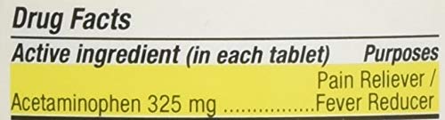 [Australia - AusPower] - Geri-Care Acetaminophen 325 mg, Regular Strength, Non-Aspirin Pain Reliever/Fever Reducer, 1000 Tablets 