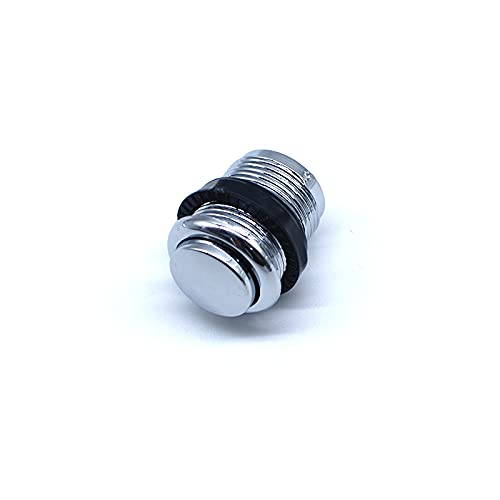 [Australia - AusPower] - Arcity 5 Pcs 24mm Arcade Push Buttons Round Chrome Plated Silver Jamma MAME Video Game Parts Console Machine DIY New, HY-SHANL116 