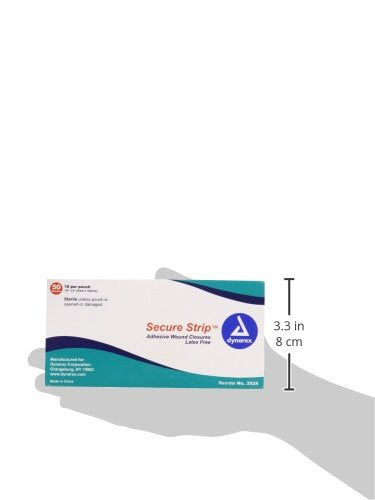 [Australia - AusPower] - Dynarex Wound Closure Strips, Sterile, 1/4 X 4 Inch, 50 Count 