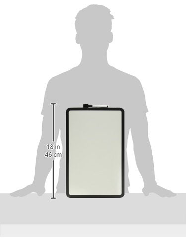 [Australia - AusPower] - School Smart 633746 Dry Erase Boards with Black Frame - 11 x 17 - White 
