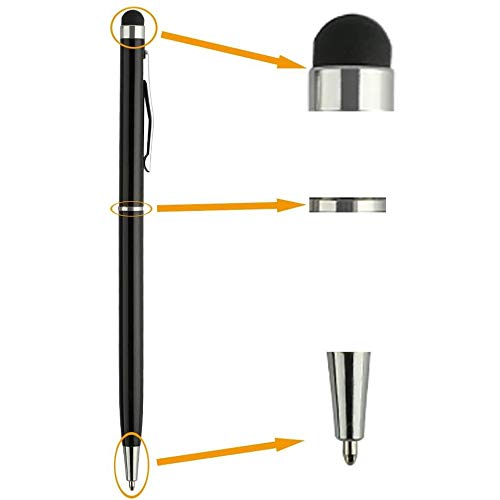 [Australia - AusPower] - Stylus Pen, BoxWave® [Basic Capacitive Stylus] for Smartphones and Tablets - Jet Black 