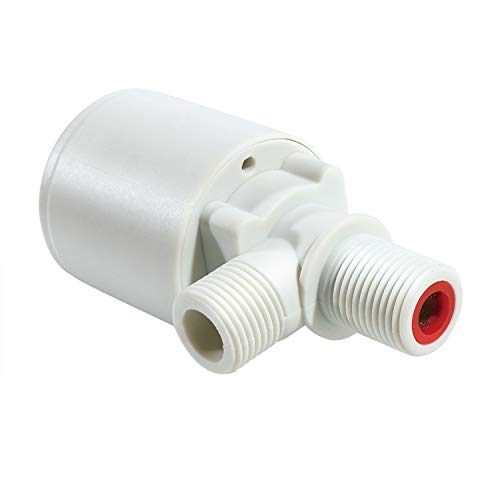 [Australia - AusPower] - GREDIA 1/2" Male Thread Automatic Water Level Control Valve Tower Water Tank Float Ball Valve with Filter (Vertical Inner Installation) G1/2" Vertical Inner Installation 