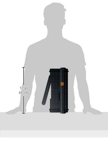 [Australia - AusPower] - Fiskars SureCut Portable Trimmer with Recycled Cutline, 12 Inch Cut, Black,01-005454 