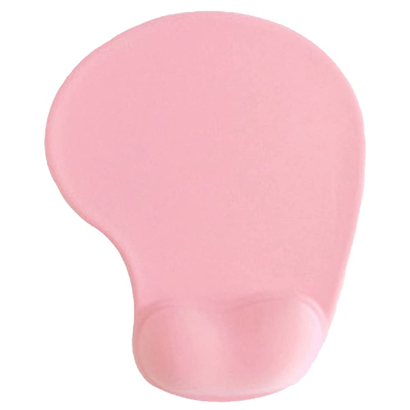 [Australia - AusPower] - Office Mousepad with Gel Wrist Support - Ergonomic Gaming Desktop Mouse Pad Wrist Rest - Design Gamepad Mat Rubber Base for Laptop Computer (01Pink) 01Pink 