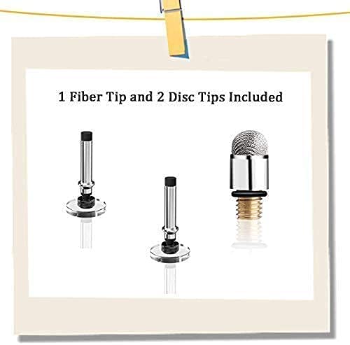 [Australia - AusPower] - Mixoo Universal Stylus Pen Disc & Fiber Tip 2 in 1 with Palm Rejection Artist Gloves for Drawing Tablet and Touch Screens Devices 