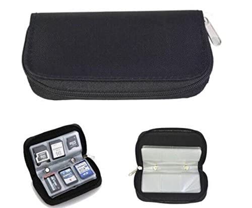 [Australia - AusPower] - Drhob 1pcs Memory Card Storage Carrying Pouch Case Holder Wallet For CF/SD/SDHC/MS/DS 