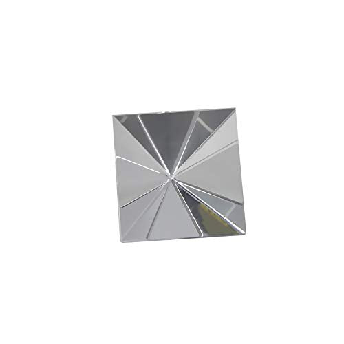 [Australia - AusPower] - Pyramid Crystal, Optical Glass Triangular Prism, Energy Generator Prisms, for Teaching Experiment Tool Light Spectrum Physics and Photo Photography Family Decoration Gift, 60mm 2.36inch 