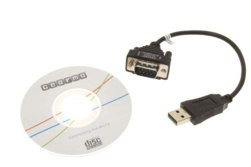 [Australia - AusPower] - Gearmo USB to RS-232 Serial Adapter DB9-8 Inch Short Cable 