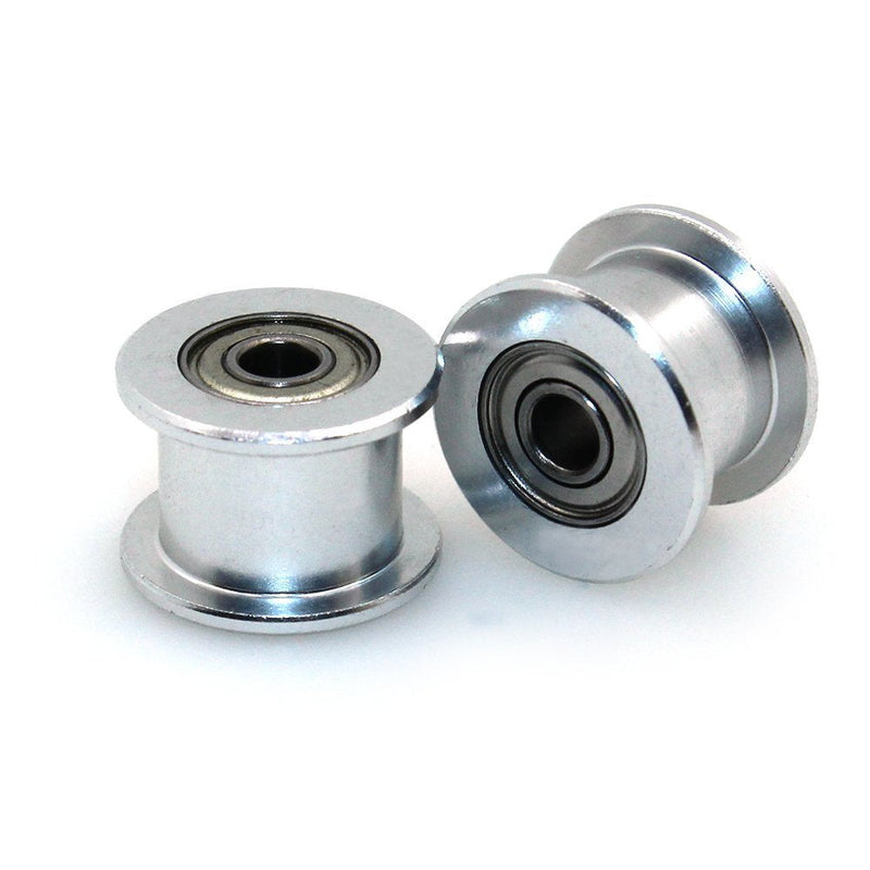 [Australia - AusPower] - 3Dman GT2 20 Toothless Bore 5mm Aluminum Timing Belt Idler Pulley for 6mm Width 3D Printers (10pcs) 20Toothless 5mm Bore 
