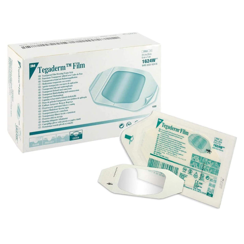 [Australia - AusPower] - Nexcare Tegaderm Transparent Dressing - 2-3/8 Inches X 2-3/4 Inches - 100 