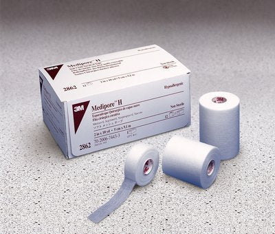 [Australia - AusPower] - 3M Medipore H Soft Cloth Surgical Tape - 4" wide by 10 yards (3 Rolls) 