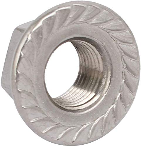 [Australia - AusPower] - Liberty, 4 M12 x 1.25mm Pitch Metric fine Pitch 304 Stainless Steel Hexagonal Flange Nuts 