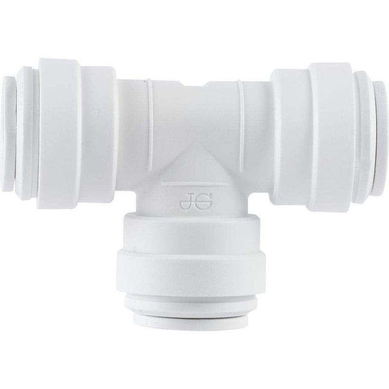 [Australia - AusPower] - John Guest PP0208WP Push-fit Union Tee, Push-to-Connect, 1/4 Inch OD retail_packaging 