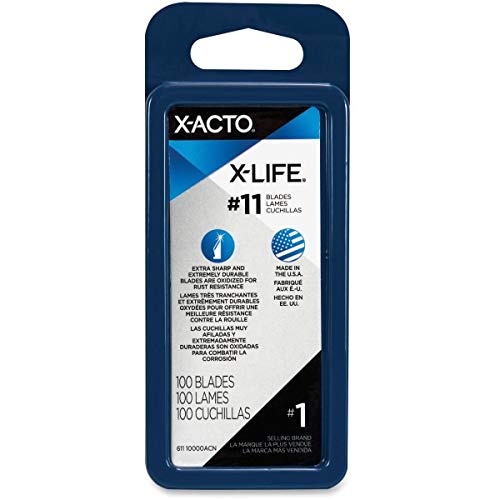 [Australia - AusPower] - X-Acto® Knife Blades, No. 11 Blade, Pack of 100 X-Life 100 count 