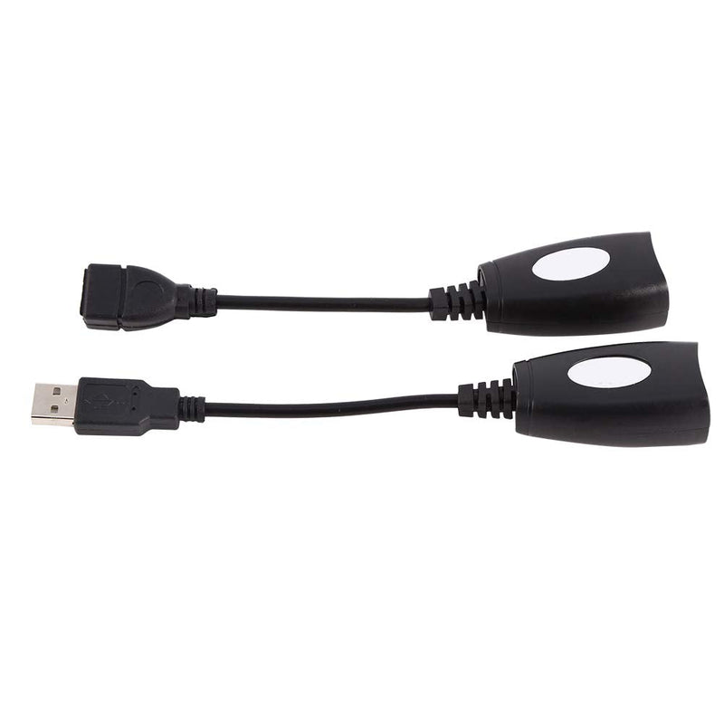 [Australia - AusPower] - Richer-R USB to RJ45 Adapter,USB 2.0 to RJ45 Ethernet Extension Extender Network Adapter Cable Wired LAN Ideal for Use with USB Cameras, Printers, Web Cameras, Keyboard, Mouse Extensions 