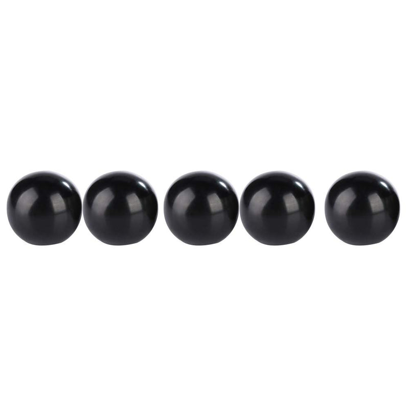 [Australia - AusPower] - Black Ball Lever Knob, 5Pcs Copper Core Control Knob, for Car Machine 