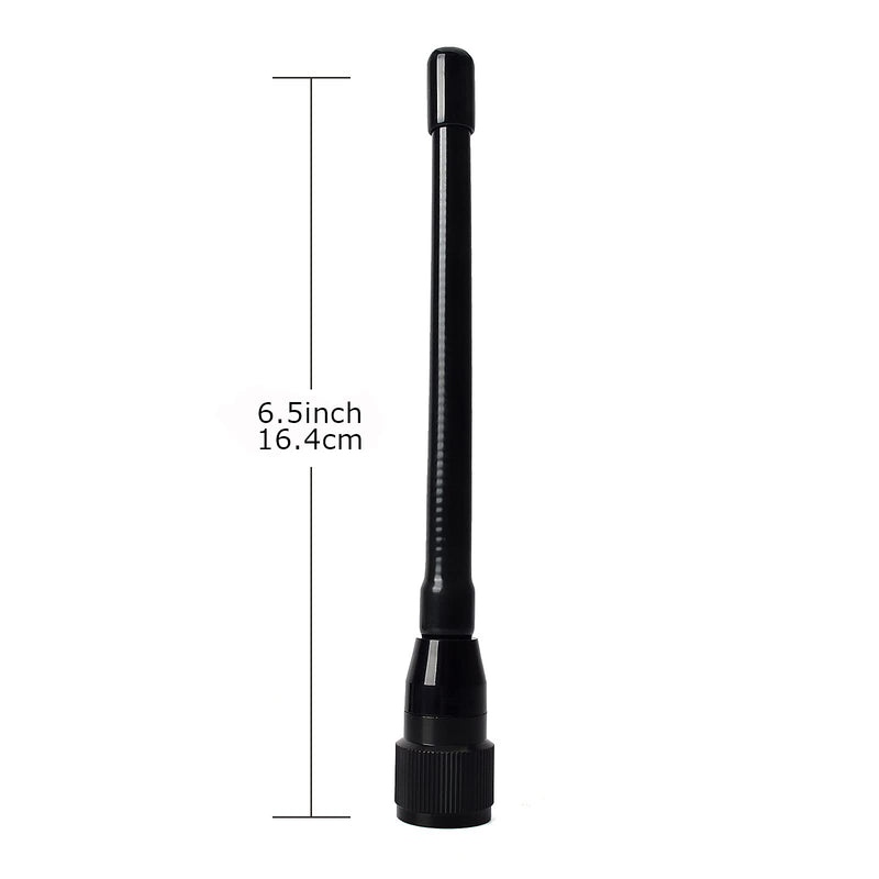 [Australia - AusPower] - TWAYRDIO VHF Marine Stubby Antenna 156-163 MHz 50W Rubber Ducky 6.5in Antenna Kit with 16.4ft SO239 to PL259 RG58 Coaxial Cable and L-Shape Mounting Bracket for Boat Pontoon Sailboat Yacht Radios 