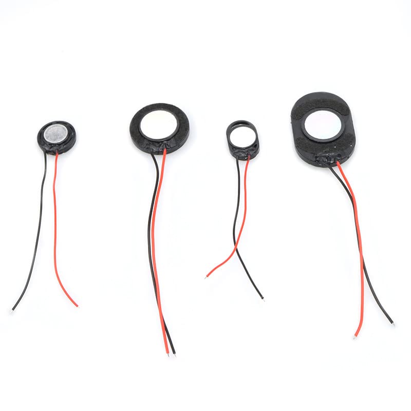 [Australia - AusPower] - Fielect 4Pcs DIY Magnetic Speaker 1W 8 Ohm 20 x 14 x 3mm（L x W x H） Oval Shape Replacement Loudspeaker 