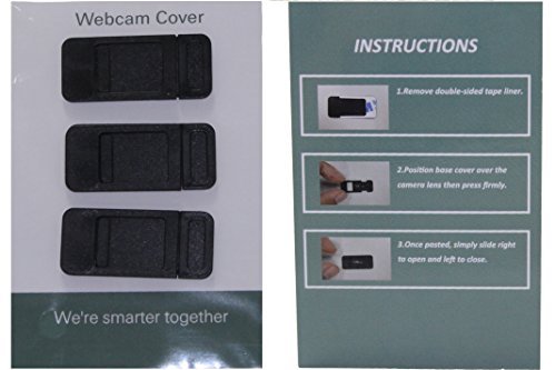 [Australia - AusPower] - Webcam Cover for Privacy (Pack of 3) for Computers, Laptops, Smart TV's, PS4, Xbox, and Any 3rd Party External Webcams 