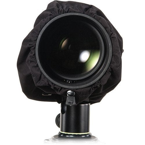 [Australia - AusPower] - LensCoat Raincoat RS Rain Cover Sleeve Protection for Camera and Lens, Medium (Black) LCRSMBK Black 